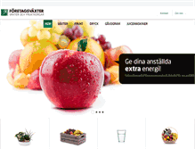 Tablet Screenshot of foretagsvaxter.com